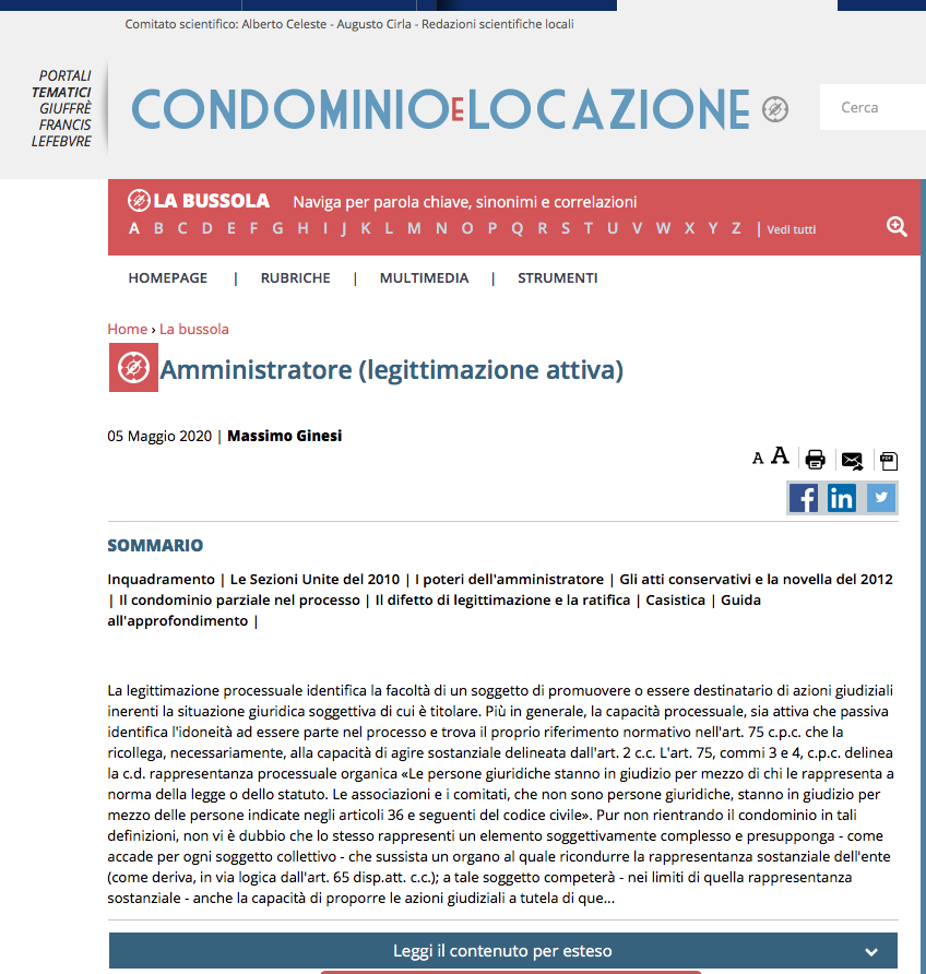 su condominio e locazione