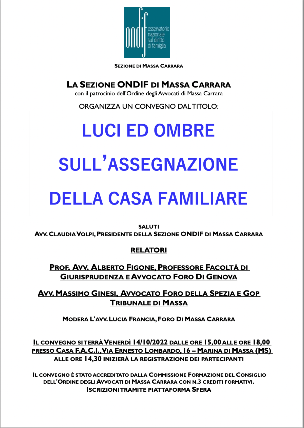 convegno massa 14 ottobre 2022